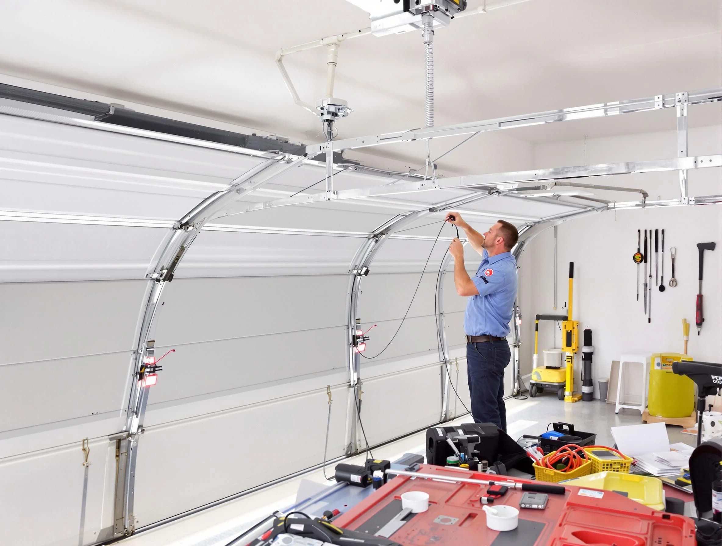 Garage door cable repair service by Salem Garage Door Repair in Salem