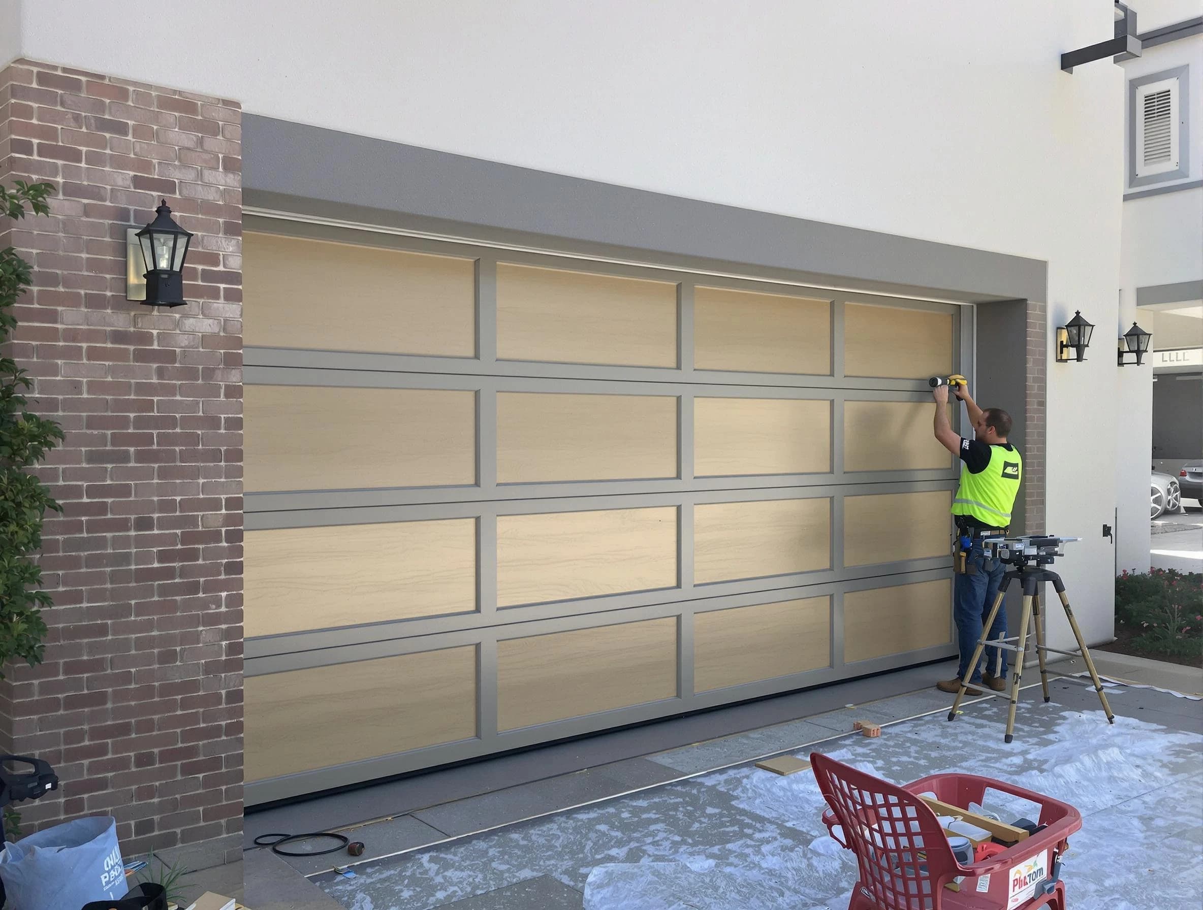 Garage door replacement service by Salem Garage Door Repair in Salem