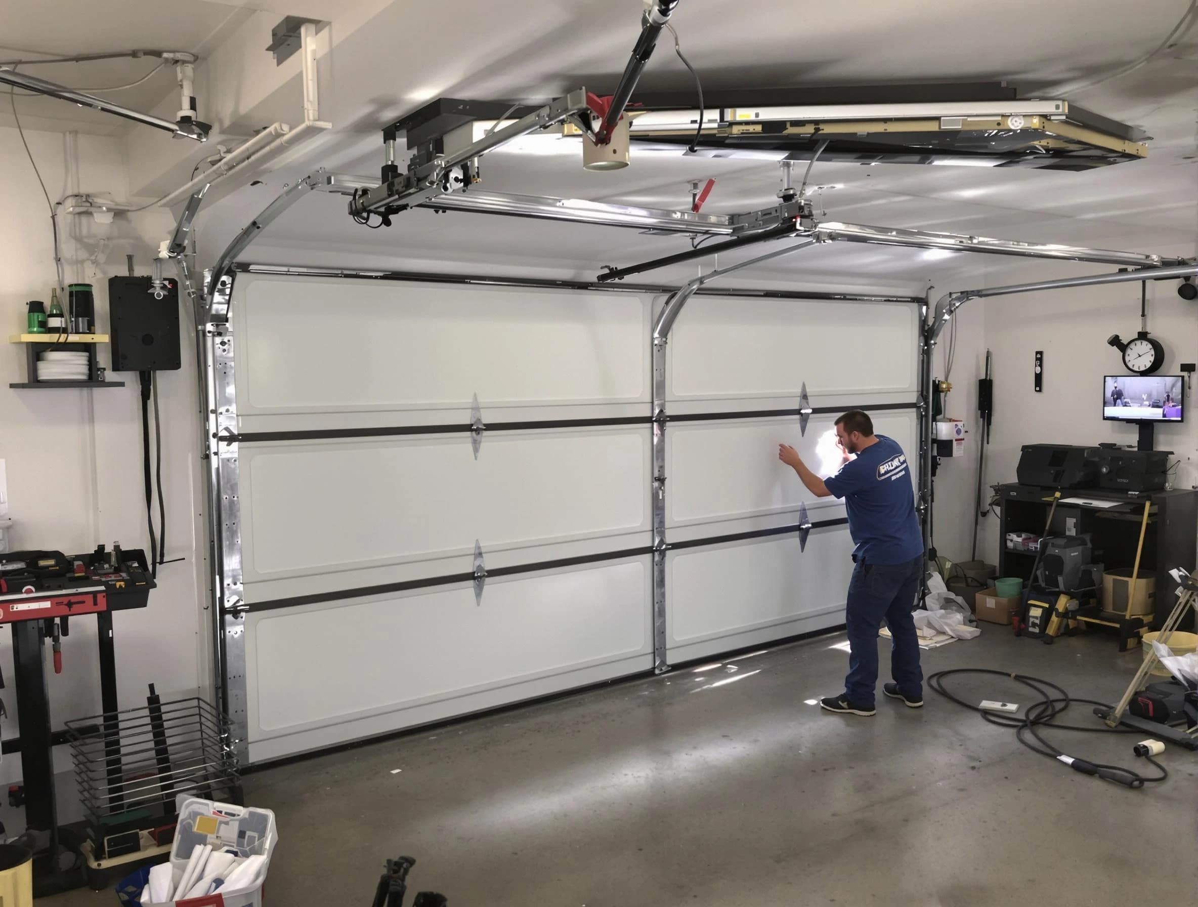 Professional garage door repair service by Salem Garage Door Repair in Salem
