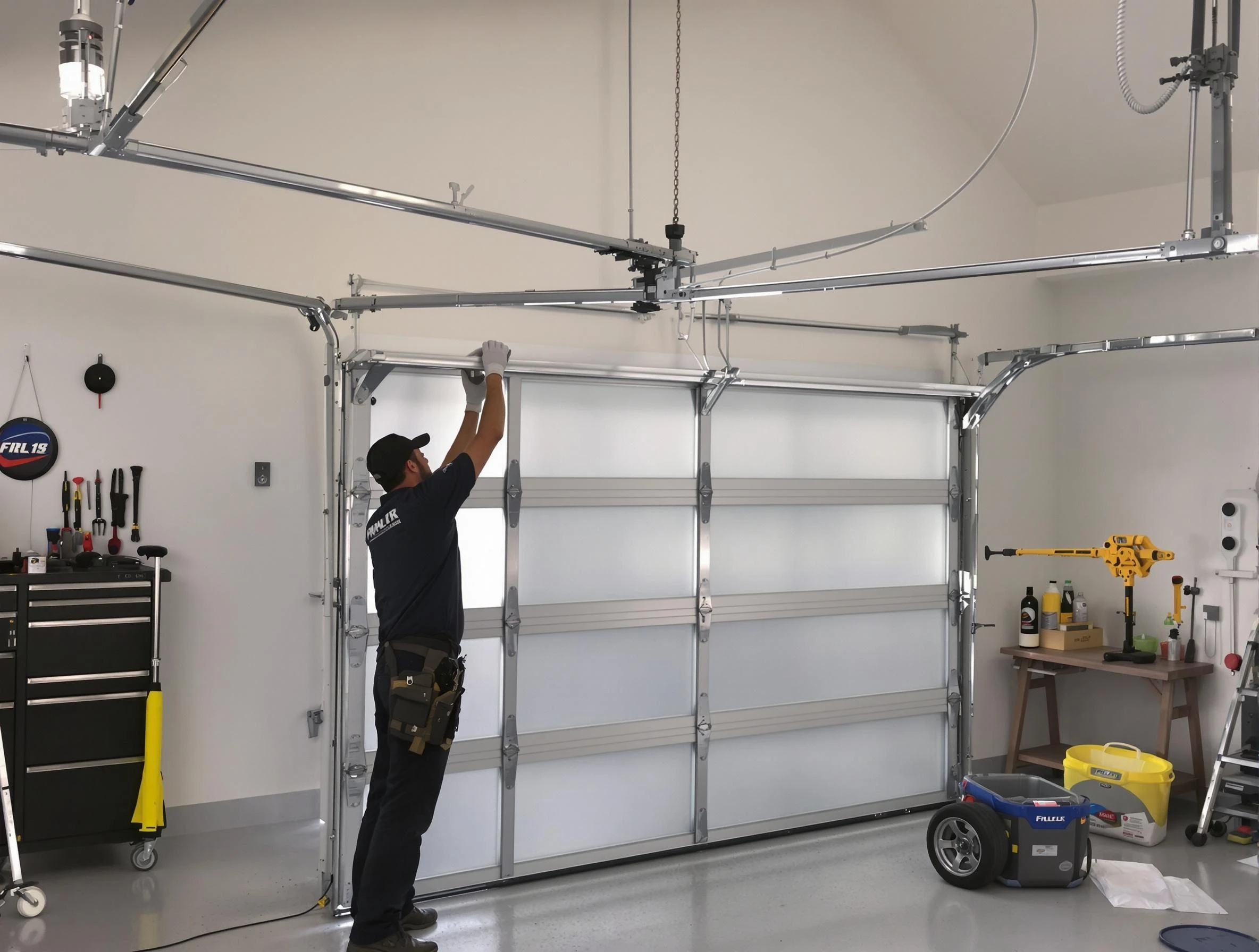 Salem Garage Door Repair certified team performing precision garage door installation in Salem