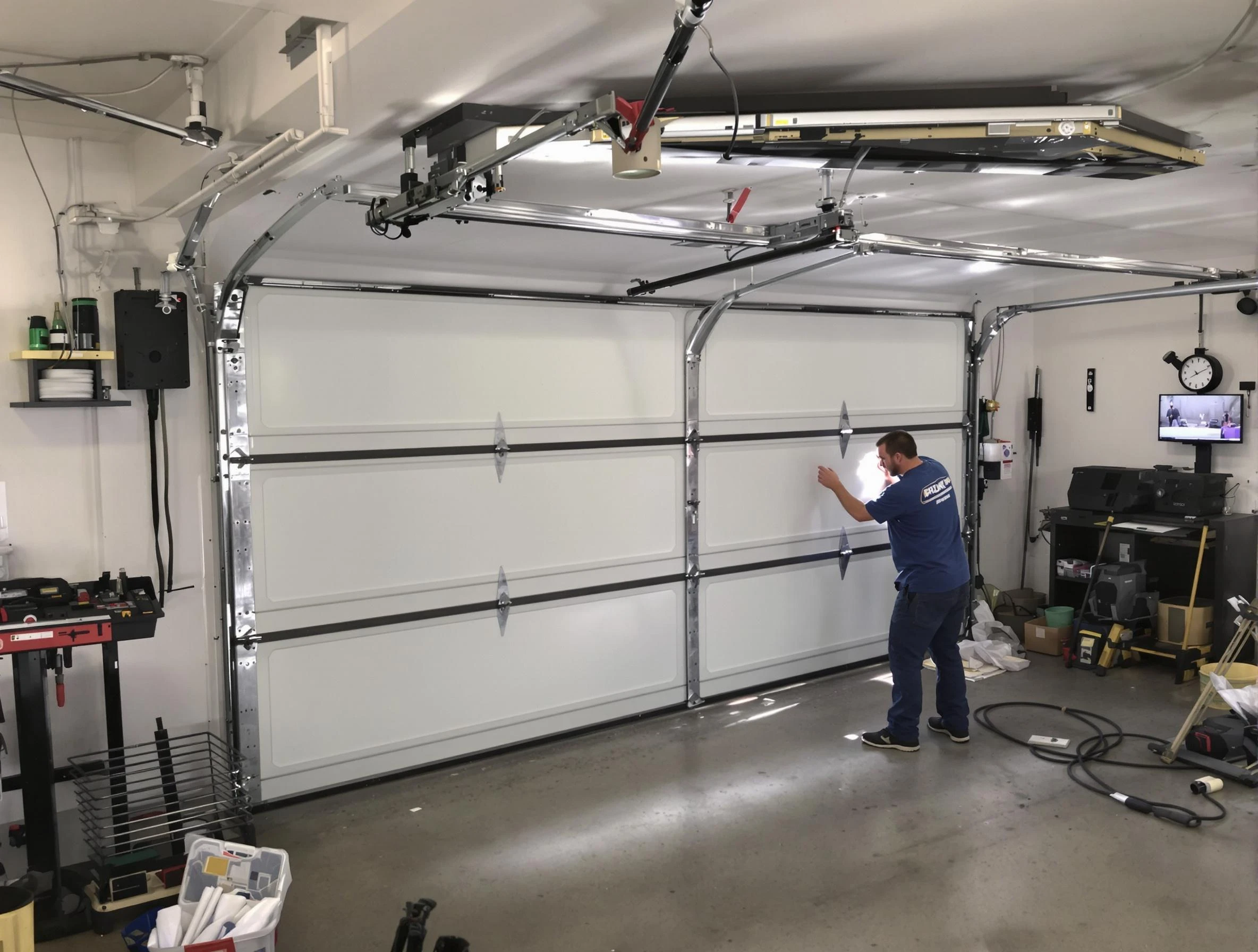 Professional garage door repair service by Salem Garage Door Repair in Salem
